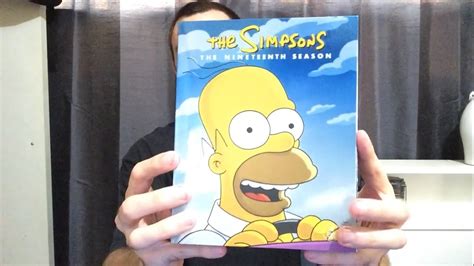 The Simpsons Season 19 Dvd Unboxing Youtube