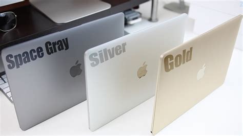 12 Macbook Gold Space Gray Or Silver Color Comparison Youtube