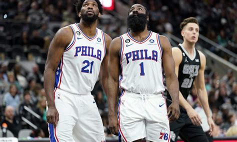 Player Grades Joel Embiid James Harden Lead Sixers To Win Over Spurs