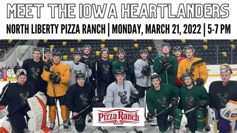 Meet The Iowa Heartlanders At Pizza Ranch Think Iowa City