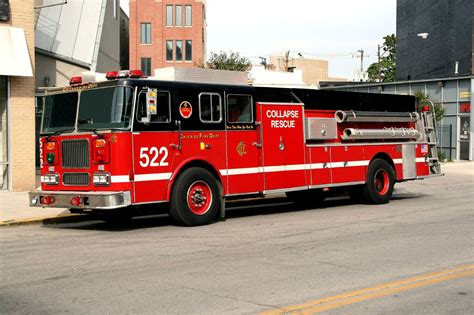 Chicago Fire Dept Cfd Collapse Rescue 522 Fire Trucks Fire Dept