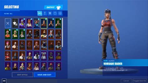 Og Account With Renegade Raider
