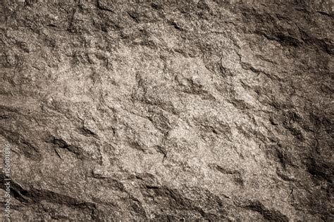 Poster Foto Stone Background Rock Wall Backdrop With Rough Texture