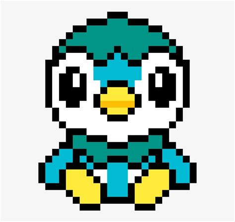 Piplup - Pixel Art Pokemon Starter - 1200x1200 PNG Download - PNGkit