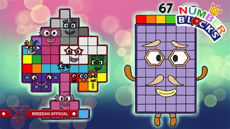 Numberblocks Puzzle Tetris Love As A Fanmade Numberblocks 67 Rainbow