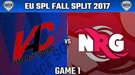 Smite Pro League Fall Split Week 1 Eu 2017 Valance Squad Vs Nrg