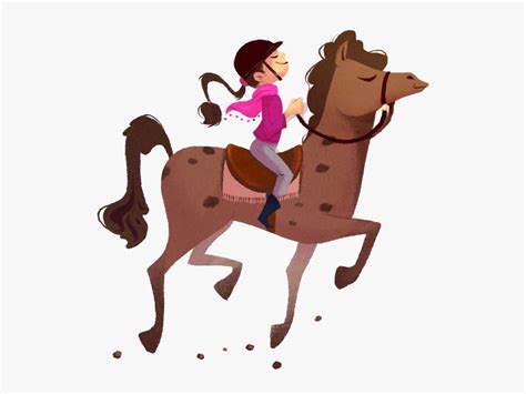 Cartoon Horse Riding Carinewbi