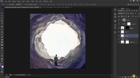 Fantasy Cave Photoshop Manipulation Tutorial Youtube