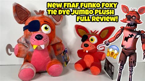 The New Only At HOT TOPIC FNAF Mini Jumbo Tie Dye Foxy Plush Full