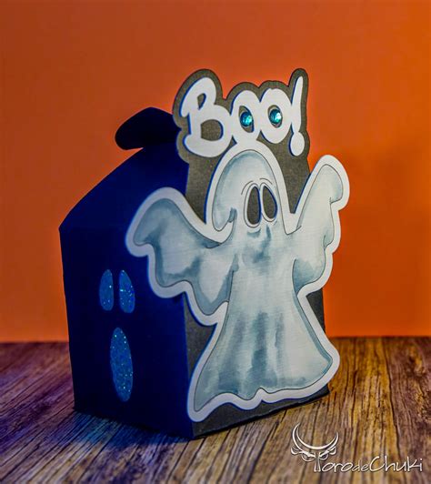 Awesome Svgs Ghostly Treat Box Halloween 2014 Series