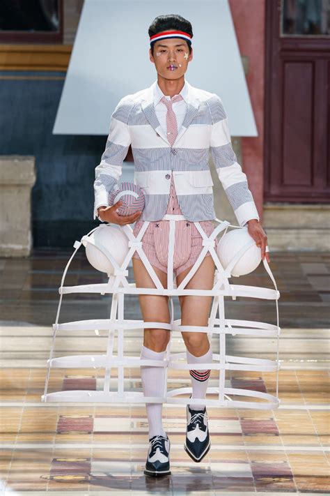 Thom Browne Spring 2020 Menswear Fashion Show Weird Fashion Menswear Thom Browne Menswear