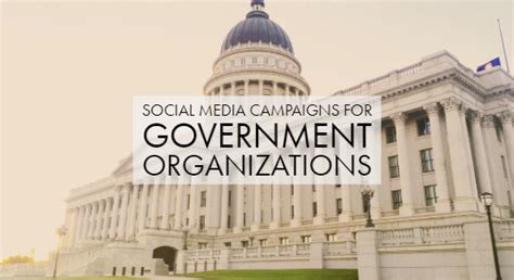 Social Media Campaigns For Government Organizations And Ngos