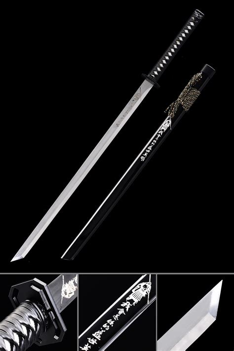 Gerades Schwert Handgefertigtes Japanisches Chokuto Ninjato Schwert