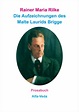 Die Aufzeichnungen des Malte Laurids Brigge - Rainer Maria Rilke (Buch ...