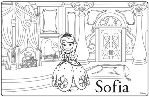 printable sofia   coloring pages