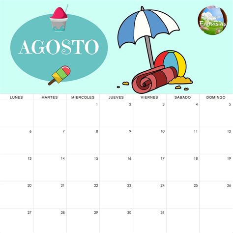 Lista 97 Foto Calendario Mes De Agosto 2018 Para Imprimir Alta Definición Completa 2k 4k 102023