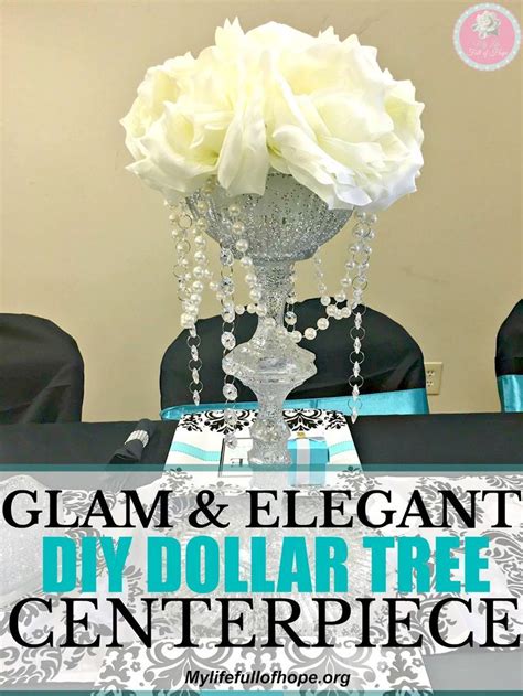 Glam Elegant Dollar Tree Centerpiece Weddings Anniversary Bridal Shower