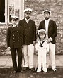 Tsar Nicholas II and King George V with their sons… Elizabeth Queen Of ...