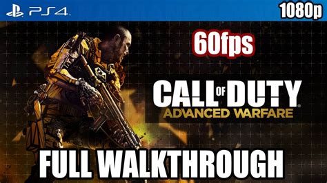 Call Of Duty Advanced Warfare Ps4 Full Walkthrough 60fps 1080p