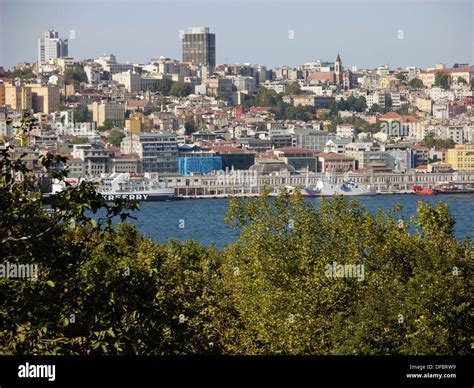 View Of The Golden Horn Bosphorus Strait Istanbul Turkey Stock Photo