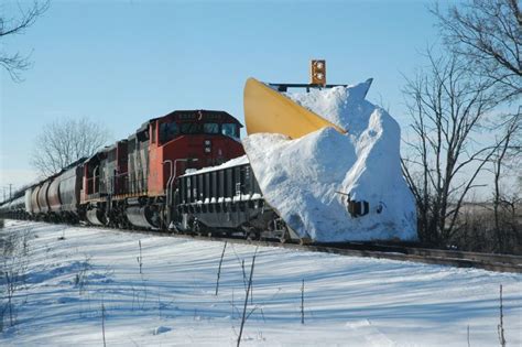 These Are The Coolest Snowplow Trains On The Planet 19 Pics