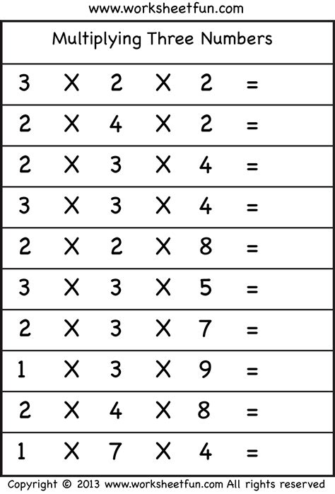 They will look for the key words in each problem to help determine which math operation to use. 3rd Grade Multiplication And Division Worksheets Pdf - Free Worksheet