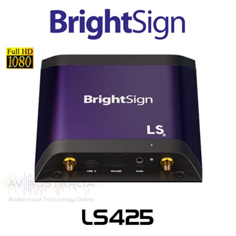 Brightsign Ls425 Entry Level Full Hd H265 Html5 Digital Signage Player