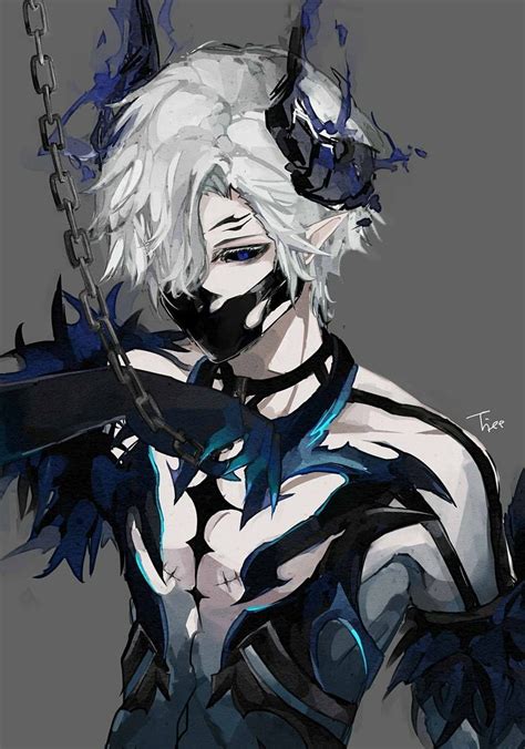 Demon Anime Boy Posted By Sarah Peltier Aesthetic Demon Boy Anime Hd