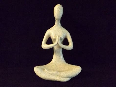 Yoga Meditation Goddess Statue Sandstone Esoteric Aroma
