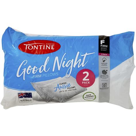 Tontine Good Night Firm Pillow 2 Pack Big W
