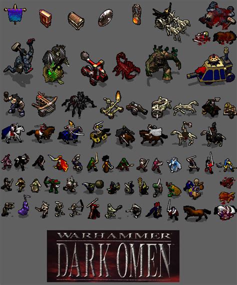 Artstation Warhammer Dark Omen 1998 Sprites