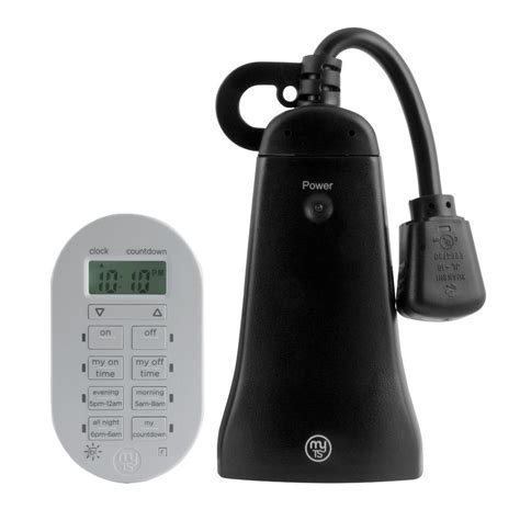 Mytouchsmart Simple Set Indooroutdoor 2 Outlet Wireless Timer System