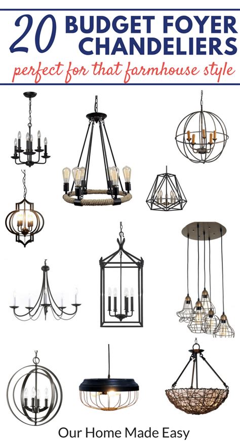 See more ideas about farmhouse entry, foyer decorating, foyer lighting. 20 Affordable Farmhouse Style Foyer Chandeliers - Our Home ...