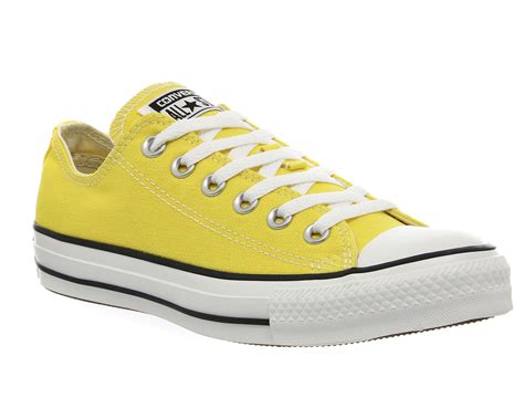 Converse All Star Low In Yellow Citrus Lyst