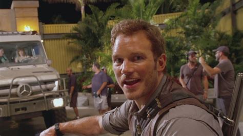 A Day As Chris Pratt Watch His Hilarious Behind The Scenes Jurassic