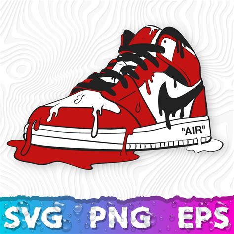 Sneakers Drip SVG Drip Shoe PNG Nike Drip PNG Sneaker SVG Inspire