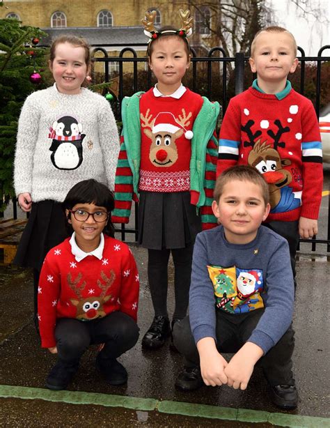 Swaffham school's Christmas Jumper Day in aid of Save the Children