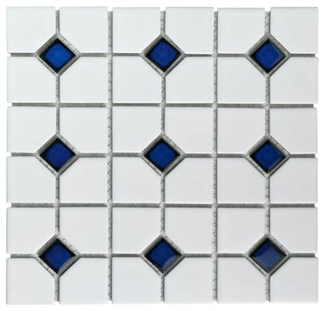 115x115 Cambridge Porcelain Mosaic Floorwall Tiles Set Of 10