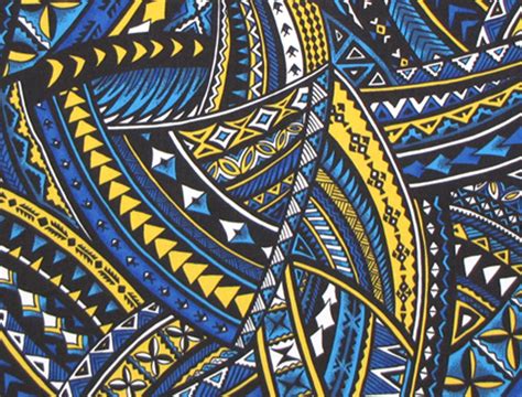 Hawaiian Fabric Tapa Pattern Tattoo Diy Fabric Craft Supplies