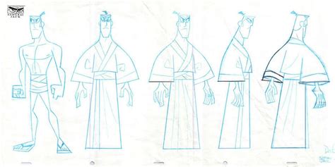 Samurai Jack Model Sheets Traditional Animation
