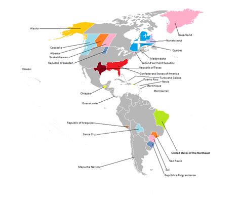 Active Separatist Movements In The Americas Maps Map Historical
