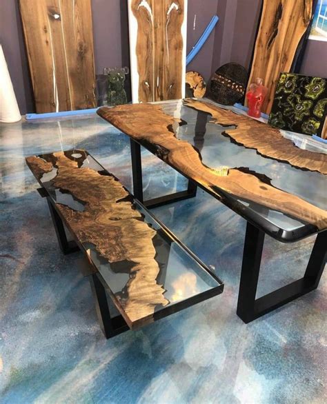 Wood Resin Table Epoxy Table Top Epoxy Resin Table Clear Epoxy Resin