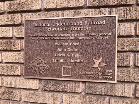 National Underground Railroad Network To Freedom Historical Marker
