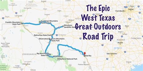 The Best West Texas Road Trip For Summer 2018