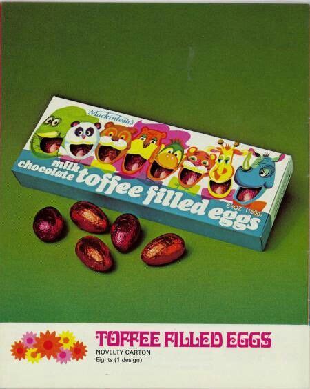1976 Mackintoshs Milk Chocolate Toffee Filled Eggs Mackintosh Toffee