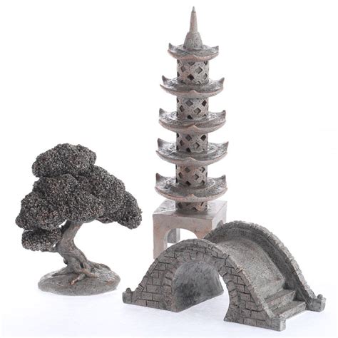 Miniature Resin Japanese Tower Tour Figurines Fairy Garden Supplies