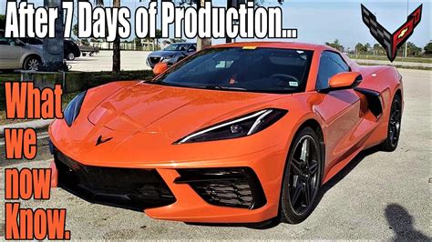 C8 Corvette First 7 Days Of Production What We Know Mid Engine C8