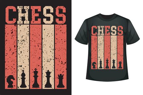 Chess T Shirt Design Template 14240514 Vector Art At Vecteezy