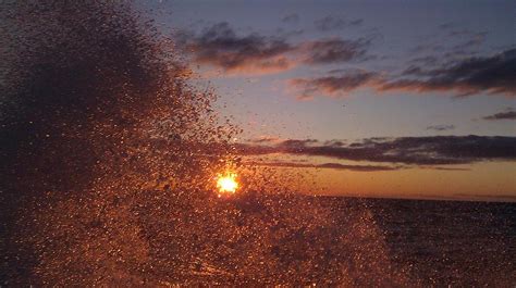 Sea Spray Sunset Photograph By Donnie Freeman Fine Art America