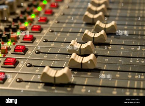 Recording Device In Recording Studio Stock Photo Alamy